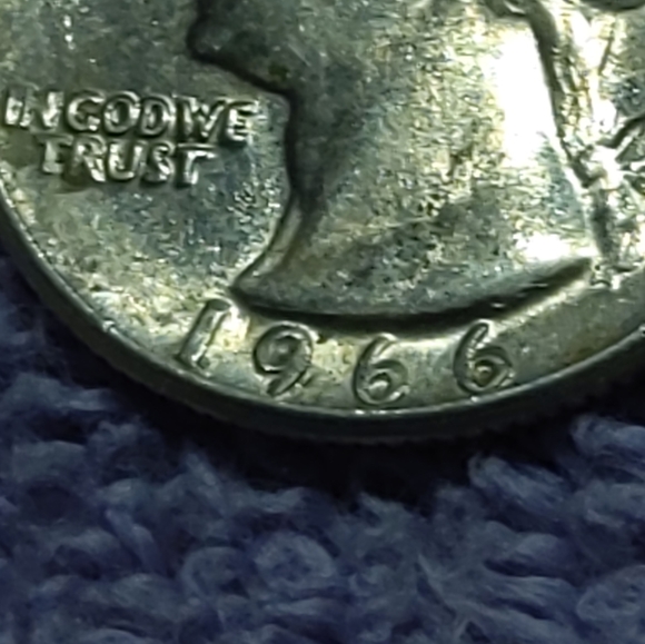 1966 Double Die Washington quarter - Picture 3 of 4